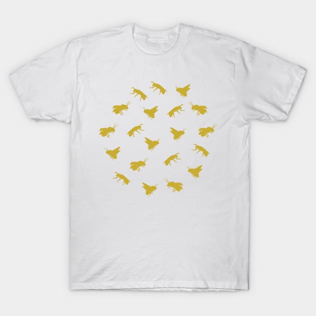 Apiary (Ripe Yellow) T-Shirt by Cascade Patterns